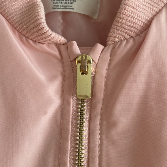 H&M kids pink bomber jacket - Picture 3 of 6